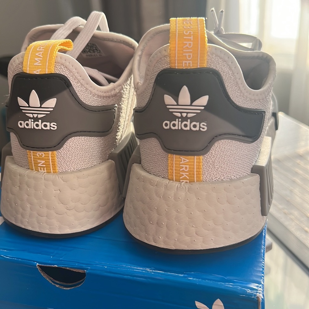 Men’s Adidas NMD R1 Grey/Black/Yellow